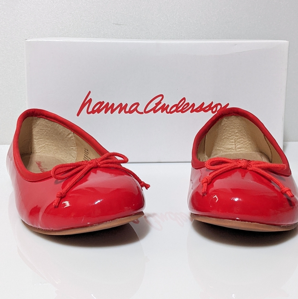 Hanna Andersson PATRIKA Red Patent Ballet Flats